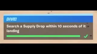 SEARCH A SUPPLY DROP WITHIN 10 SECONDS OF IT LANDING FORTNITE