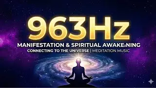 963Hz | Manifestation & Spiritual Awakening | Connecting to the Universe | Meditation Music
