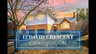 Cinematic Real Estate Video Tour for 15 David Crescent Cannington, Ontario
