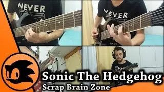 Sonic The Hedgehog - Scrap Brain Zone - Guitar & Bass | Cover by Andin Camargos