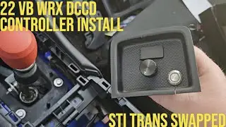 22 VB WRX Iwire DCCD Controller Install