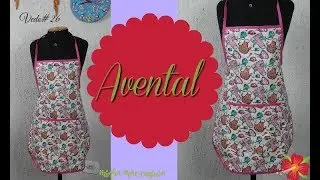 AVENTAL  MINHA MÃE COSTURA