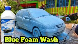 Blue Car Foam Shampoo | Car Color Foam Wash