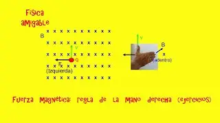 REGLA DE LA MANO DERECHA - FUERZA MAGNETICA