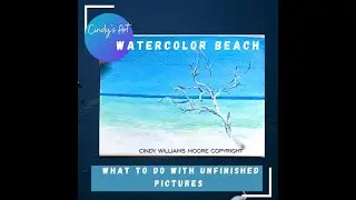 The BEST beach painting lesson ever! | Watercolor beach tree | Cindy's Art