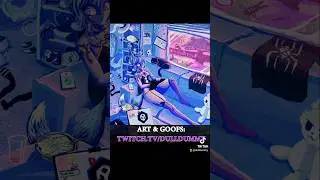 LOFI PAINTING #vrchat #vtuber #lofiart #vrartist #timelapse #shorts #vr