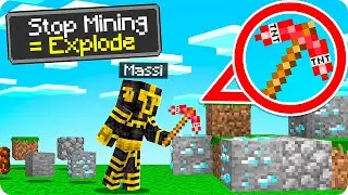 ¡¡MINECRAFT PERO ESTÁ PROHIBIDO PICAR CUALQUIER BLOQUE!! 🚫😱