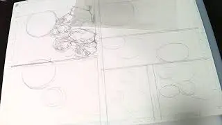 【作業用】下描き開始！漫画原稿作画配信　01/21 live drawing