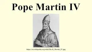 Pope Martin IV