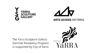 Laurence Flegg in the 2025 Yarra Sculpture Gallery Summer Residency Program