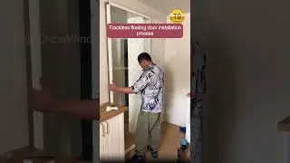 Share a trackless floating door installation #slidingdoor&nbsp;#foldingdoor #glassdoor&nbsp;#glassdoors&nbsp;&nbsp;
