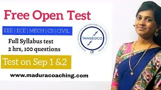 TNEB grand Test 1 | TNEB AE Preparation