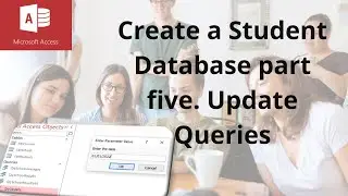 This video explains how to create an Update query in Microsoft Access