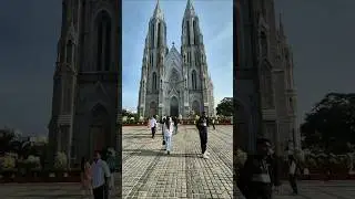 St. Philomena's Church (Cathedral), a famous Gothic-style church in Mysuru (Mysore)