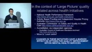 2012 Paris Presentation - Benchmarking and comparisons integrate quality and costs