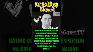 FORMER COMELEC CHAIRMAN, JAMES JIMENEZ: PUMANAW NA!! #highlights#breakingnews#chairman#restinpeace