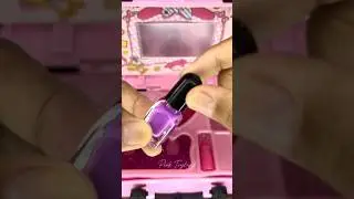 Cute Pink Beauty Makeup Nail Polish ASMR | Satisfying with Unboxing & Review 🩷💜 #shorts