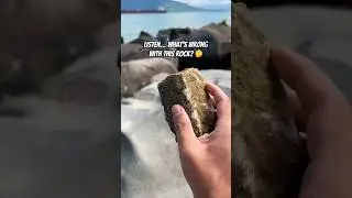 These rocks in Ilhabela, Brazil, sound like a bell when you hit it with another rock.