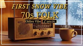 Cozy Winter  (First Snow of the Season) ☕ Relaxing 70s Style Folk Music to Wake Up To