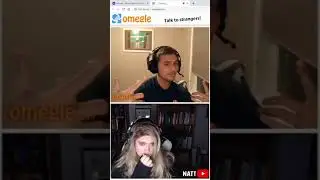 Fake E-Girl Trolls Desperate Gamer on Omegle 🤣😳 #Shorts #Omegle