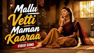 Mallu Vetti Maman Kaaraa ❤️ | AI Tamil Village Love Lyrical Video | Anand Echo