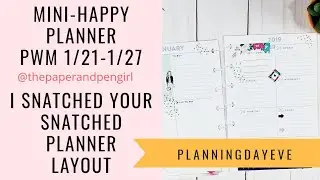 I Snatched Your Snatched Planner Layout