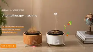 Jellyfish 3D Flame Aroma Diffuser Air Humidifier Essential Oil Diffuser