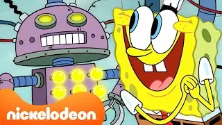スポンジ・ボブ | 今までのすべての発明 🔩 | 50分版 | ニコロデオンジャパン