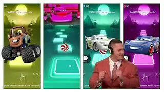 Cars battles in Tiles Hop Coffin dance #coffin dance 