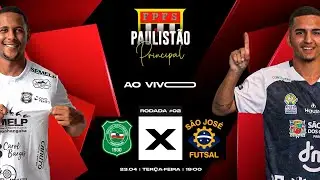 Paulistão de Futsal 2024: Pinda Futsal x São José Futsal - AO VIVO
