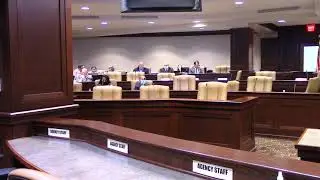 Senator Alan Clark asks questions about redistricting map regarding Saline County