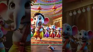 #ganeshbhajan #ganeshdance 🐭✨ Lord Ganesha Dancing with His Rats! Divine Fun! 🙏🎶