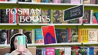 mini vlog | book shopping in pittsburgh!