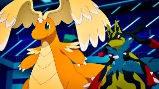 Dragonite Evoles Into Mega Dragonite | Pok&eacute;mon Horizons Episode 107 | Mega Dragonite Song