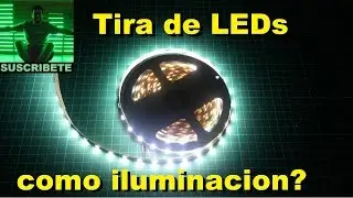 Tira de LEDs como unica iluminacion general?