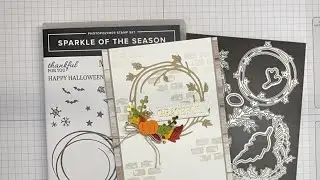 Stampin&rsquo; Up! Sparkle Of The Season Fall Card Tutorial