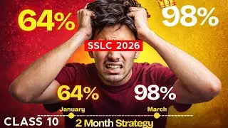 SSLC 2026 : Last 2 Months topper Strategy to score 625/625 in SSLC 2026 Class 10th Board Exam 