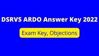 DSRVS ARDO Answer Key 2022
