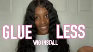 GLUELESS WIG INSTALL , BEGINNER FRIENDLY !
