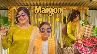 First Wedding Event | Sister&rsquo;s Mayoon Fun | Shazma Imran Vlogs
