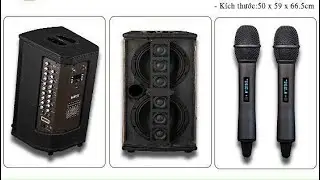 Loa Di Động Cao Cấp PA-800 d&ograve;ng loa du lịch chuy&ecirc;n Karaoke, Guitar 🎸Acoustic của h&atilde;ng BOSA