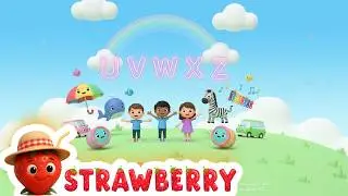 Alphabet Song U to Z | ABC Phonics Poem for Kids | Learn Letters with Fun Rhymes