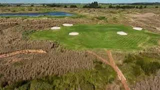 Fancourt Hotel and Country Club Estate - drone aerial video - The links Hole#11