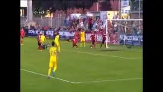 Albania - Rom&acirc;nia 0-1 / Răzvan Raț inscrie unicul gol al partidei