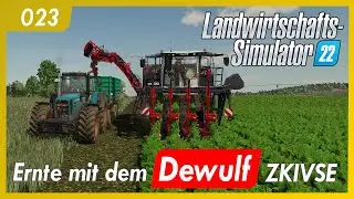 LS22 | 023 - Zielonka | Ernte mit dem Dewulf ZKIVSE | Let's play premium edition gameplay