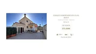 GA32 CHALET INDEPENDIENTE EN EL ALTET