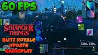 Fortnite Mobile Constant 60FPS iPhone 13 Mini: Blitz Royale Stranger Things Update Gameplay!