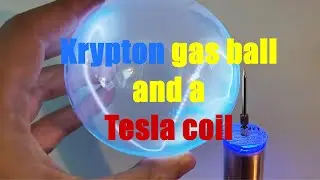 Krypton Gas and a Tesla Coil | Fun Science