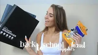 BACK TO SCHOOL SUPPLIES HAUL 2017 // SIXTH FORM