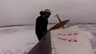 Ice Boating on Lake Minnetonka
